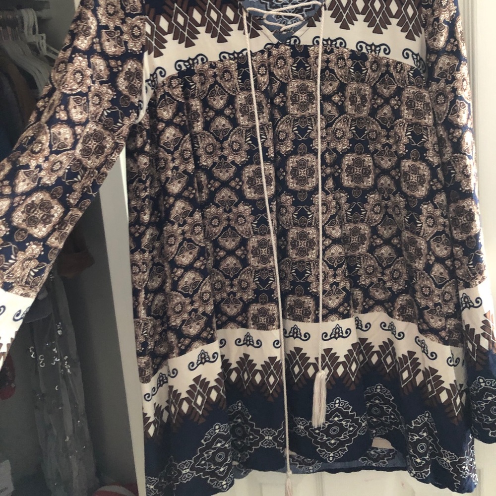 Boho Patterned Dress - Picture 3 of 4